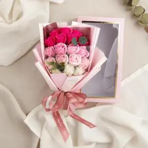 깜도리2 조화 기념일 장식 인테리어 선물 장미 소품 테이블 꽃다발 플라워 비누꽃 데코