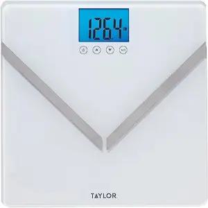 테일러 디지털 유리 체성분 척도 체중계용 욕실 체지방 체수분 및 근육량 측정 8명의 사용자 인식 FSA HSA