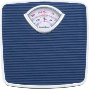 SmartHeart 아날로그 체중계 기계식 286파운드 / 130kg 용량 비스키드 플랫폼 간편한 다이얼 보정 배터리