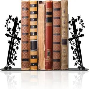 귀여운 책꽂이용 - 장식용 단검 테마 집 사무실 또는 선물용 독특한 튼튼한 금속