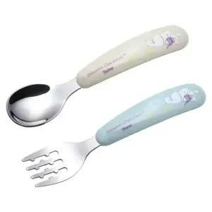 무민 스테인레스 유아동 스푼 포크 13cm