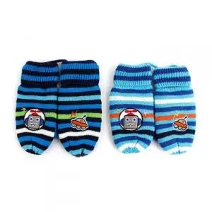 플라이봇 아동 벙어리 장갑 스트라이프 키즈 니트장갑