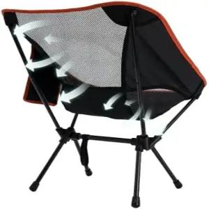 도세노 캠핑 의자 휴대용 접이식 경량 성인용 배낭형 야외 캠프용 중형 B