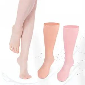 다리 건조 방지 반타이즈 실리콘 니삭스 반양말 삭스 실리콘덧신