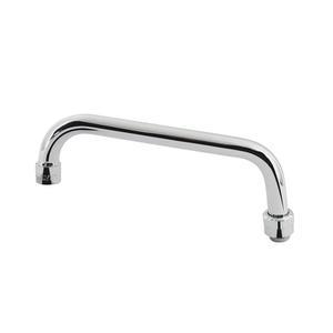 상업용 주방 싱크대 수도꼭지용 피반 수도꼭지 부품 8인치 회전 주둥이 교체 키트 1.8 GPM 스테인리스 스틸 스윙 애드온 노즐 2개 또는 3개 베이 구획 싱크대용