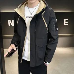 가을 캐주얼 남성 후드 야상 카고 점퍼 바람막이 재킷 OP3