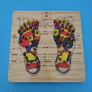 마사지 발바닥 지압판 안마기 반사 발반사구 프레스 영역 도구