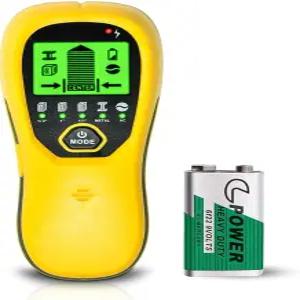 eoutil 다중 표면 스터드 감지기 HD LCD 및 정밀 센서가 장착된 5-in-1 벽 스캐너 중앙 빔이