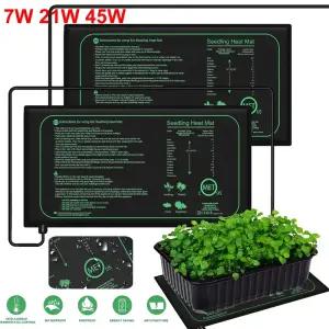 10/25/50CM 묘목 히트 매트 실내 식물 발아 방수 히팅 패드 번식 클론 스타터 EU/US/AU/UK 플러그