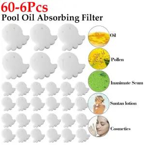 수영장 거품 스폰지 필터 문어 모양 욕조 SPA 오일 흡수 슬러지 청소 도구 60-6 개