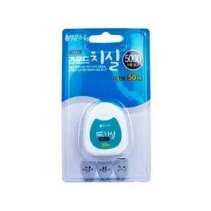 [하프클럽/알티피아]맑은하루 라운드 치실 500D 민트 50m-보통굵기