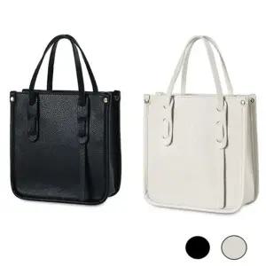 깔끔한 다지인 사계절 토트백 크로스 지퍼 오픈클로징 라탄백 라탄가방 캔버스백