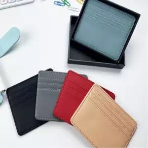 미니 카드지갑 슬롯 명합 수납 학생 버스카드 지갑 명합지갑 가죽지갑 미니카드지갑