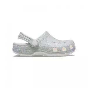 CROCS KIDS 클래식 이리데슨트 글리터 클로그 토들러 - 화이트 / 210985-100 377860