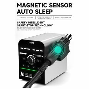 LUOWEI HG-01 800W 뜨거운 공기 재 작업 납땜 스테이션 BGA 마더 보드 용접 수리 도구에 대한 디지털 디스