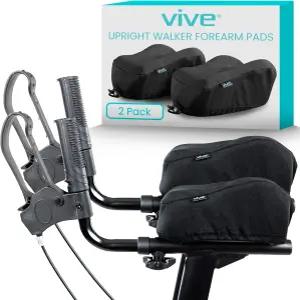 시니어용 바이브 업라이트 워커 팔뚝 패드 2개 - 폼 경량 팔걸이 커버 스탠드업 톨 업워커 액세서리