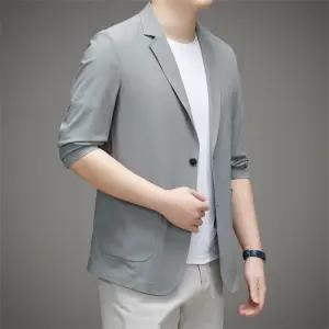 EAMT 남사친 캐주얼 코트 정장 얇은 스몰 홑겹 상의 차단 봄여름 자외선 YJ2