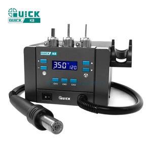 히터 장착 퀵 핫 에어 건 스테이션, Bga SMD 재작업 납땜 스마트 제거 K8, 1000W