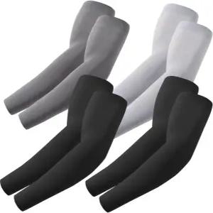 ROXUN 팔 소매 남성/여성용 쿨링 UV 자외선 차단 스포츠 컴프레션