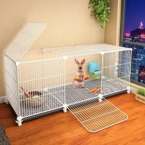 대형 토끼장 특대형 M 조립식 닭장 M(72x37x42) (72x37x42) 분뇨방지 집