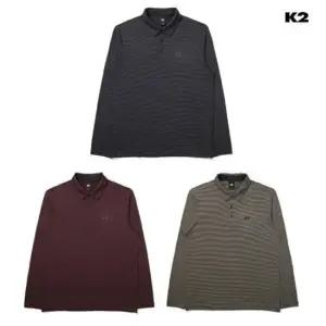 케이투 K2 남성 간절기 스트라이프 폴로 티셔츠 KMU24281 477527
