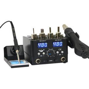 8586D LED 디지털 납땜 스테이션 2 IN 1 뜨거운 공기 총 재 작업 전화 PCB SMD BGA 용접을위한 인두