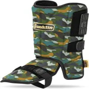 프랭클린 스포츠 야구 소프트볼 레그 가드 - PRT 시리즈 보호 발목 발가락 플레이트 원 사이즈