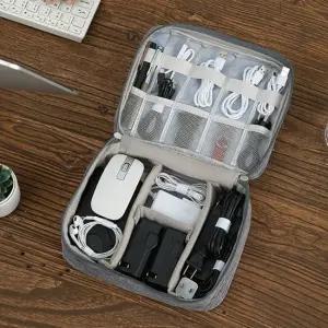 대용량 충전기 화장품 분리 수납가방 파우치 방수 이너백 투명파우치 보조리파우치