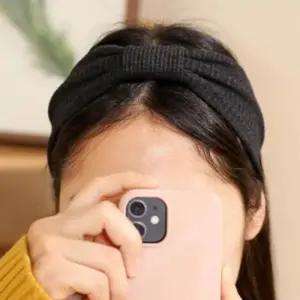 엔젤슈슈리본골지터번헤어밴드 진그레이)머리띠 데일리머리띠 데일리헤어밴드