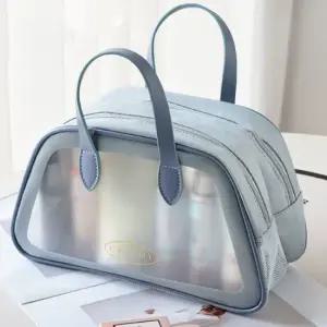 물놀이 메쉬 유행 운동 수영 목욕 샤워백 블루 가방 수영장가방 샤워가방 방수가방