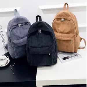 여성골덴백팩 4컬러 여자 코듀로이백팩 심플미니백팩 여자백팩 여성백팩 미니백팩