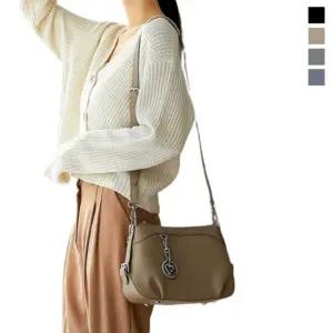 셔링 포인트 가죽 여성핸드백 미니토트백 데일리 가방 여성 숄더백 여성가방 숄더백