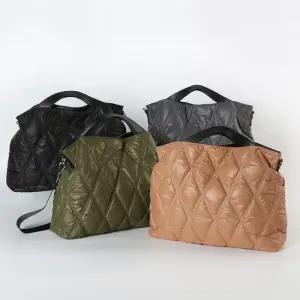 여성 가방 패딩 토트크로스 BR 8808 가을겨울패딩토트백 퀼팅토트백 겨울데일리