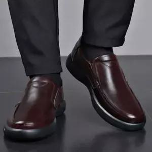 캐주얼 남성 정장 스타일 겨울 기모안감 털로퍼 신발 어글리슈즈 여성스니커즈 슬립온