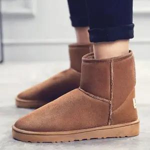 남성 미들방한부츠 겨울부츠 양털신발 스웨이드 양털부츠 방한등산화 남성방한화