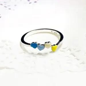 알알이예쁜색을 순은반지 전체925실버반지 오픈링 화 하트반지 화이트데이