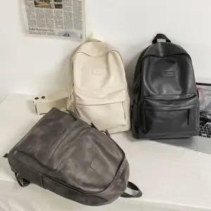 남녀공요 클래식한 빈티지 베이직 레더 백팩 가방 남자백팩 직장인가방 헬스가방