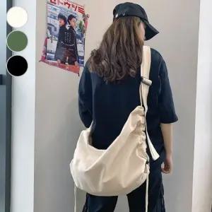 여성 크로스백 바디백 스트링 캔버스백 학원 캔버스 캐주얼가방 캐주얼크로스백