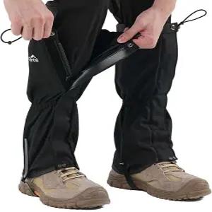 남성용 스누옥토 방수 레그 게이터 하이킹 스키 사냥 야외 모험을 위한 조절 가능한 스노우 부츠