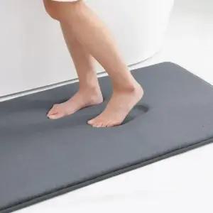 [SBD] 물흡수 메모리폼 푹신 발매트 블루L