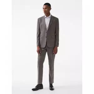 STCO 베이지 클래식핏 체크 수트 셋업-SBSJU10099A SBSLU10100A1240278