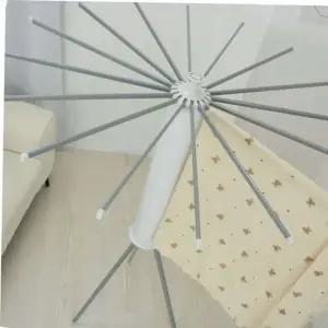 통풍구조 작은공간 이불빨래 우산형 빨래걸이 컴팩트사이즈 미니빨래건조대 접이식건조대
