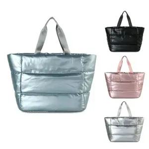 BR92 유니크한 패딩 빅 숄더백 겨울 여성 보조 데일리 여성숄더백 패딩가방 쇼퍼백