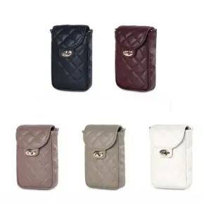 [패션] 여자 귀여운 핸드폰 지갑 귀중품 가방 미니 크로스백