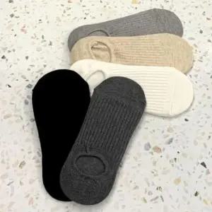 [패션] 여성용 골지 발목 덧신 양말 5종세트