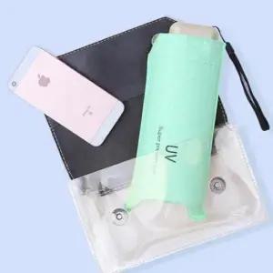 [패션] 4색 1개 자외선차단 접이식 미니 양산 휴대용 미니우