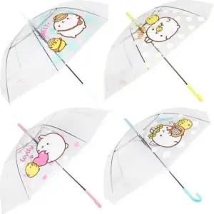 [패션] 몰랑 투명우산 60cm 수동 초등 우산 4개