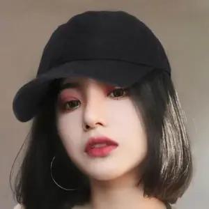 [패션] 캐주얼 패션 단발 모발 일체형 찍찍이 썬캡 모자