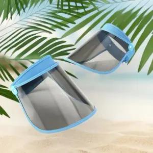 [패션] 자외선차단 햇빛가리개모자 썬바이 2p세트 블루 썬캡