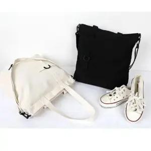 심플 디자인 다용도 보조 가방 크로스 겸용 에코백